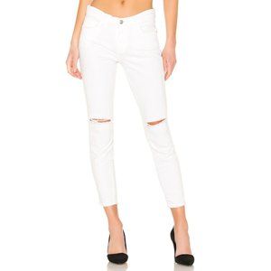 Current/Elliott High Waist Stiletto Destroyed Jeans Size 24